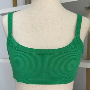 Emerald Ribbed Bralette